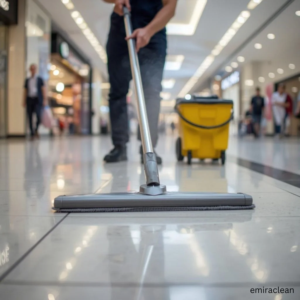 Mall floor and walkway deep cleaning service in Dubai
