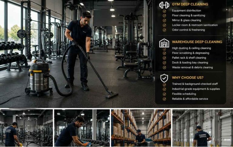Gym & Warehouse Deep Cleaning Options Near JVC