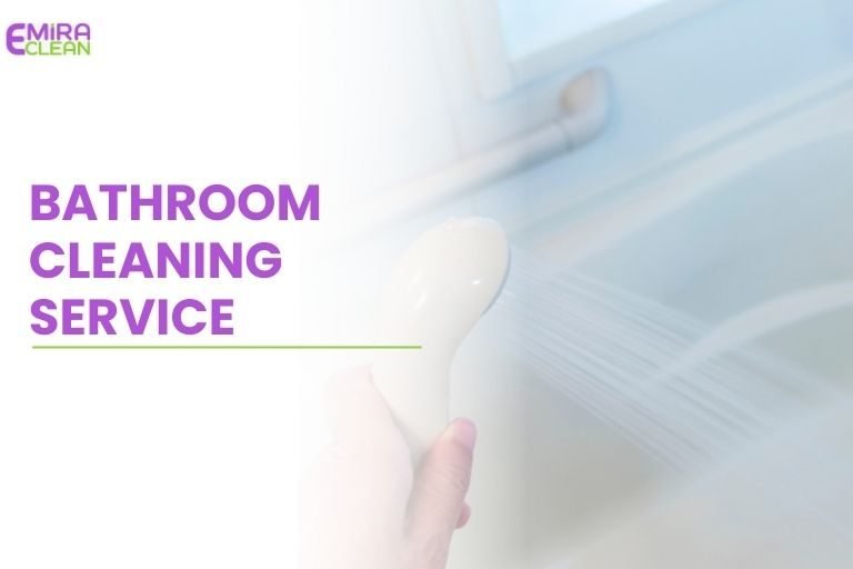 Professional bathroom deep cleaning services in Dubai with tile and toilet sanitization