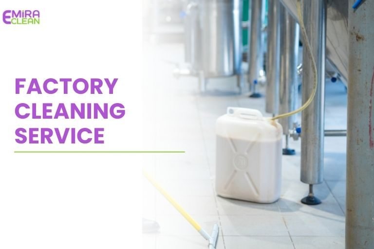 Expert factory deep cleaning services in dubai for industrial and production areas
