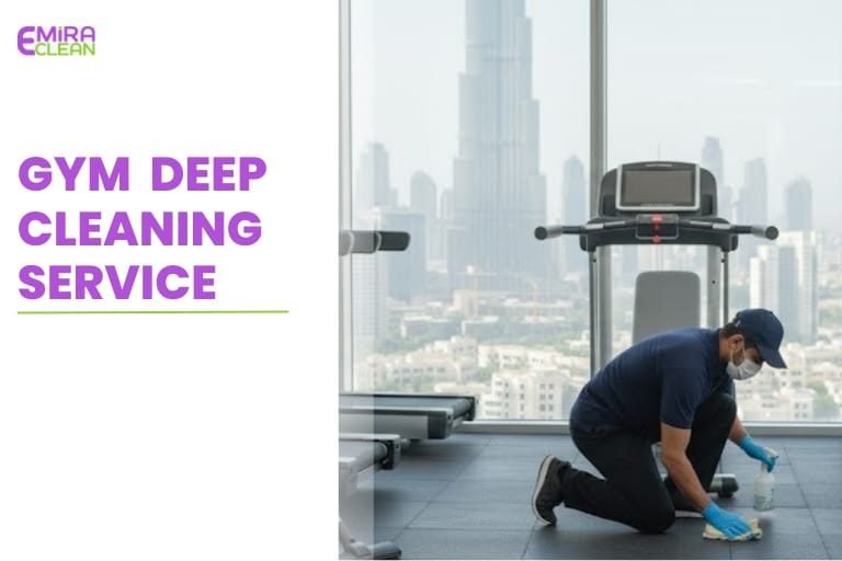 Professional gym deep cleaning services in dubai for fitness centers and equipment