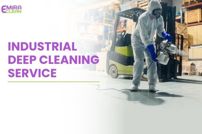 Professional industrial deep cleaning services in dubai for factories