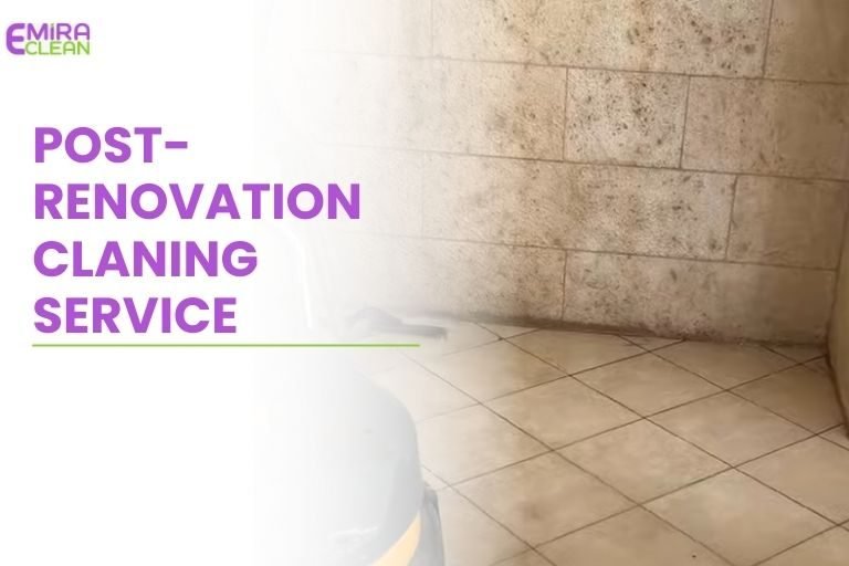 Post-renovation deep cleaning service in Dubai removing construction dust