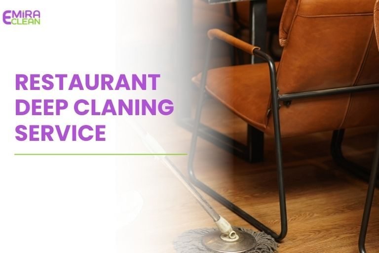 Restaurant deep cleaning services in Dubai for kitchen and dining areas