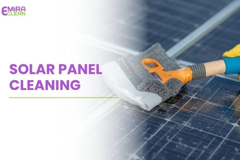 Professional solar panel cleaning services in Dubai for residential and commercial panels