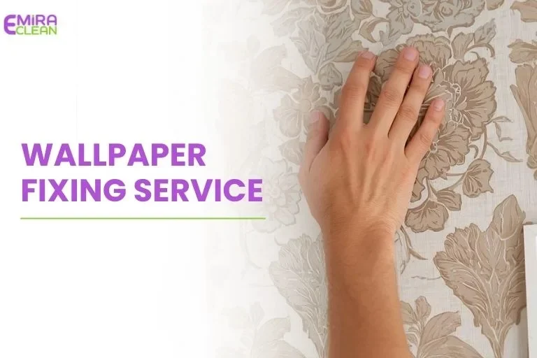 Professional wallpaper fixing services in Dubai for homes and offices